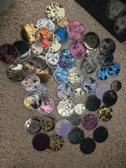HUGE Pokemon TCG Accessories Lot Coins Dividers Dice SEALED and Loose Sleeves - Image 2
