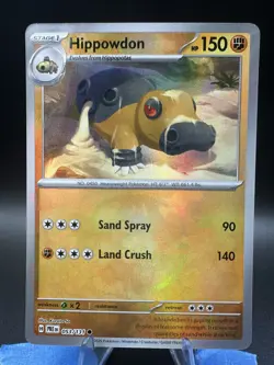 Pokemon TCG || Hippowdon 053/131 Masterball SV: Prismatic Evolutions Holo || - Image 1