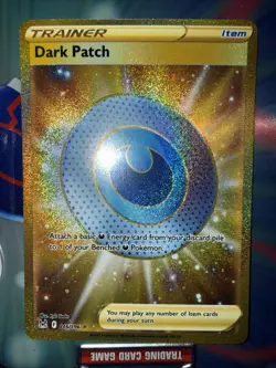Pokemon Card TCG - Dark Patch 216/196 - Lost Origin - Gold Secret Rare - NM ⭐ - Image 1