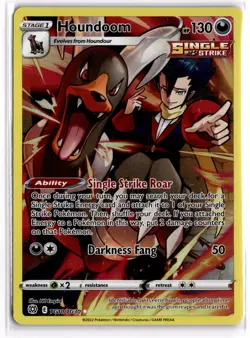 Pokemon TCG Houndoom TG10/TG30 Sword & Shield: Brilliant Stars Trainer Gallery - Image 1