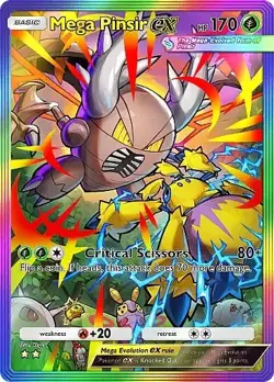 Pokemon TCG Pocket - Mega Pinsir EX - 2 ⭐Rainbow Mega Rising - B1 - ENGLISH - Image 1