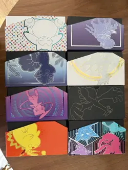 Pokemon ETB Lot (8) All Dividers/Dice/Sleeves NO PACKS - No Plasma Storm Cover - Image 1