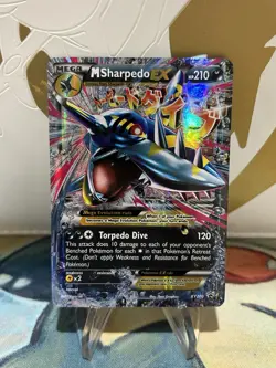 M Sharpedo EX XY200 XY Black Star Promo Pokemon TCG NM - Image 1