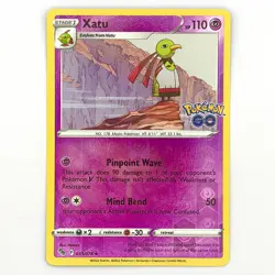 Xatu 033/078 Pokemon Go - Pokemon TCG - Reverse Holo - Mint Condition - Image 1