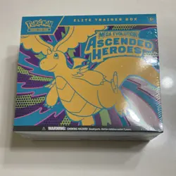 Pokemon Mega Evolution Ascended Heroes Elite Trainer Box Dragonite TCG - Image 1