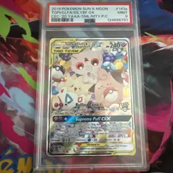 Pokemon Togepi & Cleffa & Igglybuff GX Cosmic Eclipse Ultra Rare Holo PSA 9 - Image 1