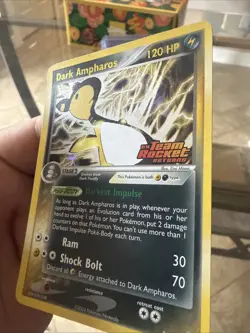 Pokemon TCG Dark Ampharos 2/109 Team Rocket Returns Holo Stamped - Image 2