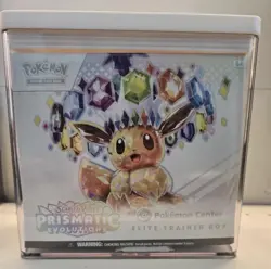 Prismatic Evolutions Pokemon Center Elite Trainer Box Comes with Protective Case - Image 1