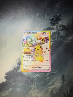 Pokemon TCG Surging Sparks Pikachu EX 219/191 NM Condition Secret Rare - Image 1