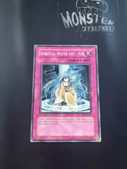YUGIOH SPIRITUAL WATER ART - AOI COMMON CRV-EN051 1ST EDITION - Image 1