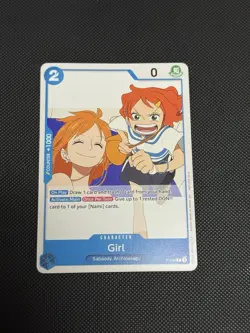 One Piece TCG- Girl - OP14 Pre Release Promo Card - RARE - Image 1