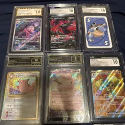 Pokemon TCG Slabs 10 Graded Cards - Image 2