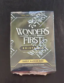 Wonders of the First CCG Kickstarter Early Backer Box 70 Cards SEALED - Image 1