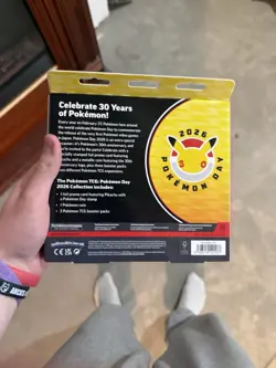 Pokemon TCG Pokemon Day 2026 Box Pikachu Promo Card Coin Booster Packs - Image 3