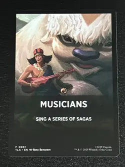 MTG Avatar: The Last Airbender Musicians Theme Card 0031 NM - Image 1