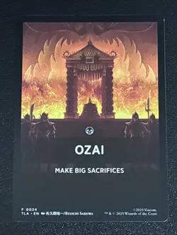 MTG Avatar: The Last Airbender Ozai Theme Card 0024 NM - Image 1