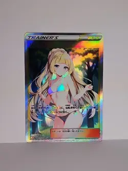 Lillie Full Art Goddess Story Pokemon Waifu Trading Card Holofoil - Image 1