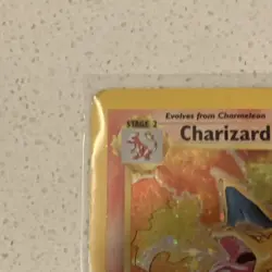Pokemon TCG Charizard Base Set Holo Unlimited Rare Card 4/102 LP/MP - Image 3
