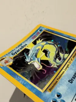 Pokemon Gyarados Holo Rare TCG Card 6/102 Base Set WOTC 1999 Unlimited LP - Image 3