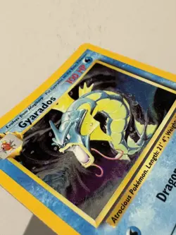 Pokemon Gyarados Holo Rare TCG Card 6/102 Base Set WOTC 1999 Unlimited LP - Image 4