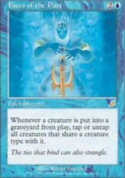 Moderatly Played, English - 1 x MTG Faces of the Past - Foil Scourge - Image 1