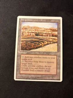 Strip Mine MTG Core Set 4th Edition Mtg LP - Image 1