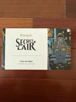 MTG Magic the Gathering Secret Lair - Trick or Treat Rainbow Foil - New/Sealed - Image 1