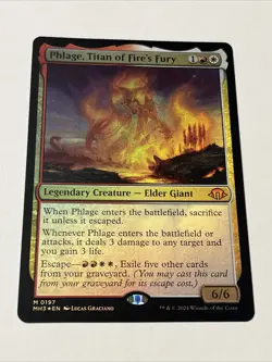 Phlage, Titan of Fire's Fury Modern Horizons 3 Foil - Image 1