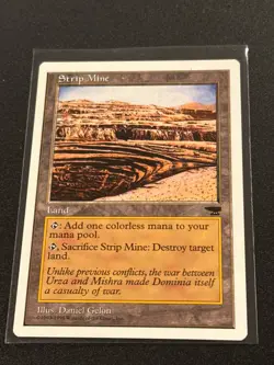 Anthologies Strip Mine MTG Magic the Gathering NM - Image 1