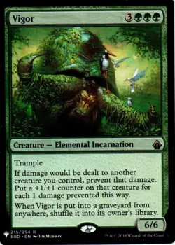 MTG: The List Reprints: Vigor: Lightly Played Condition - Image 1