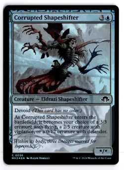 Corrupted Shapeshifter 56 Foil Modern Horizons 3 C MTG LP - Image 1