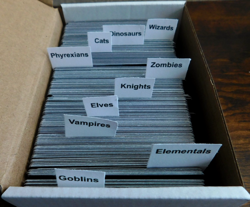 MTG Tribal lot - 110 Rares/300 Uncommons - 10 creature types sorted and marked - Image 1