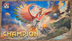 2017 Pokemon Ho-Oh League Cup Champion Playmat - Image 1