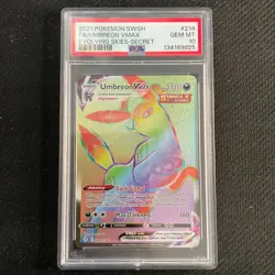 Umbreon VMAX 214/203 *PSA 10* Evolving Skies GEM MT Pokemon TCG - Image 1
