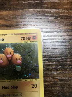 2002 Pokemon Expedition E-Reader 10/165 Dugtrio Holo Rare NM - Image 4