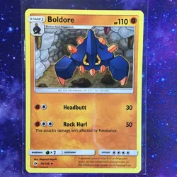 Boldore - 70/149 - Uncommon (Sun & Moon: Base Set) Pokemon TCG 2017 - Image 1