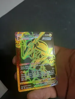 Rayquaza VMAX TG29/TG30 Silver Tempest Holo Gold Secret Rare Pokemon TCG Card LP - Image 3