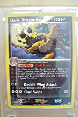 2004 POKEMON Dark Dragonite EX Team Rocket Returns Rare 15/109 (C-5) - Image 1