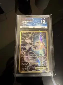 Pokemon XY Evolutions Mewtwo EX Full Art TCG 103/108 ACE 10 - Image 1
