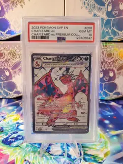 PSA 10 - MINT -2023 Pokemon SVP Charizard EX #56 - Premium Collection - Image 1