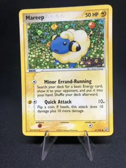 Mareep 67/109 Pokemon Team Rocket Returns Stamped Reverse Holo NM - Image 1