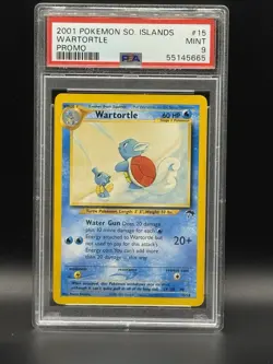 2001 Pokemon Southern Islands Promo Wartortle 15/18 MINT PSA 9 - Image 1