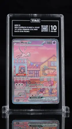 TAG 10 Gem Mint Mew ex 053 Black Star Promo Scarlet & Violet 151 UPC Pokemon - Image 1