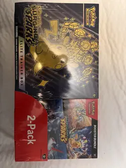 Pokemon Surging Sparks Elite Trainer Box ETB & Booster Bundle Costco 2-Pack TCG - Image 1