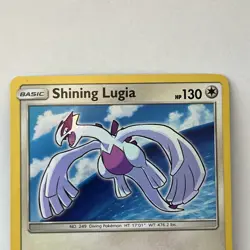 Pokemon TCG Shining Lugia SM82 Promo English Shining Legends Holo 2017 NM - Image 2