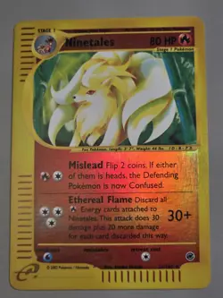 Pokemon Base Set Expedition # 21/165 Reverse Holo NINETALES not played - Image 1