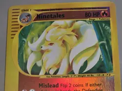 Pokemon Base Set Expedition # 21/165 Reverse Holo NINETALES not played - Image 2