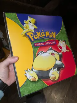 Pokemon WOTC Vintage 1999 TCG Collectors Binder Snorlax 3-Ring Ultra Pro 1999 - Image 1