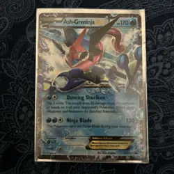 Pokemon Ash-Greninja EX XY Promo Holo XY133 170 HP 130 Ninja Blade TCG - Image 1