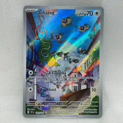 Chatot 181 Temporal Forces Illustration Rare Pokemon TCG - NM - Image 1